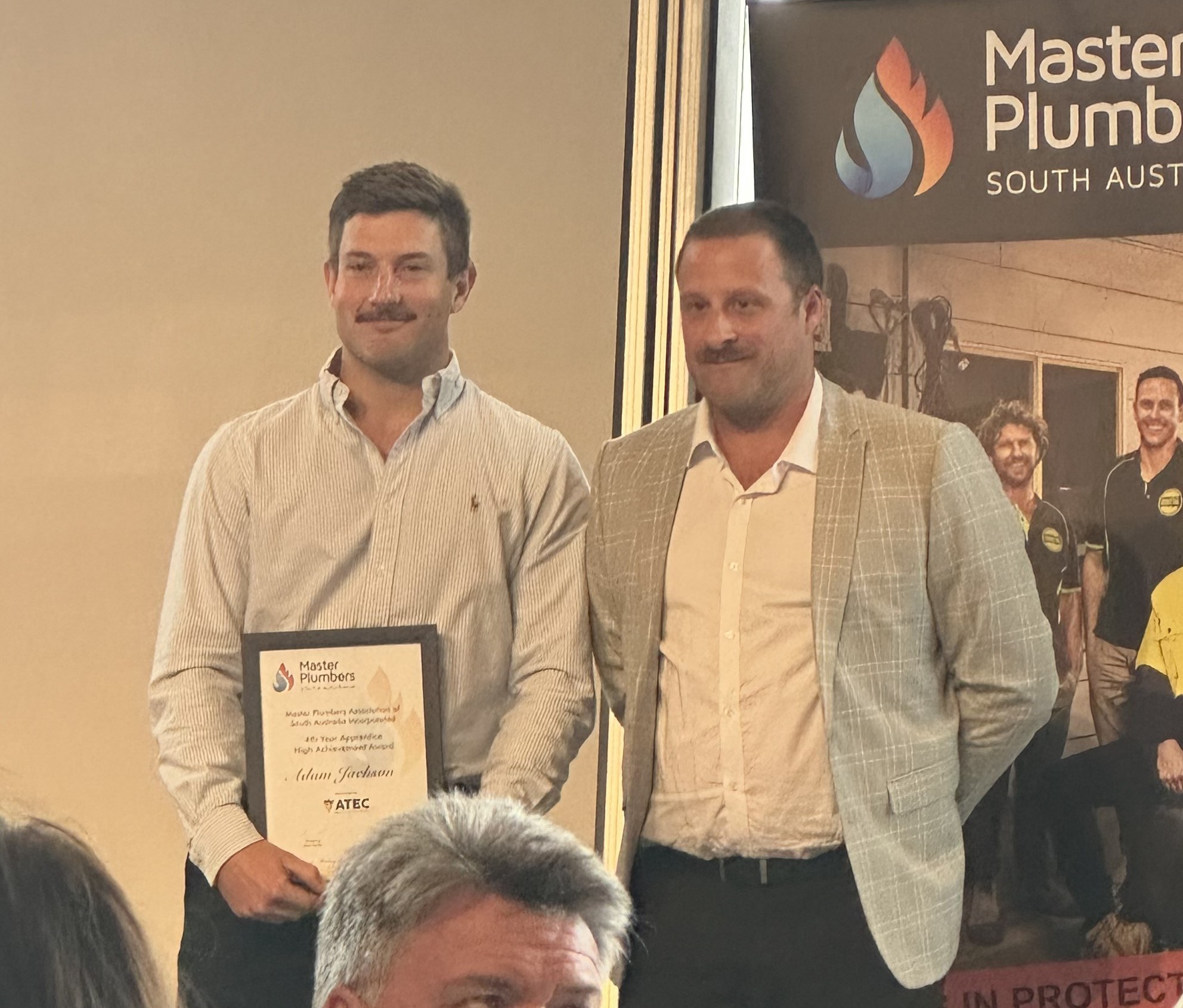 2023 Master Plumbers South Australia (MPA) High Achievement Award