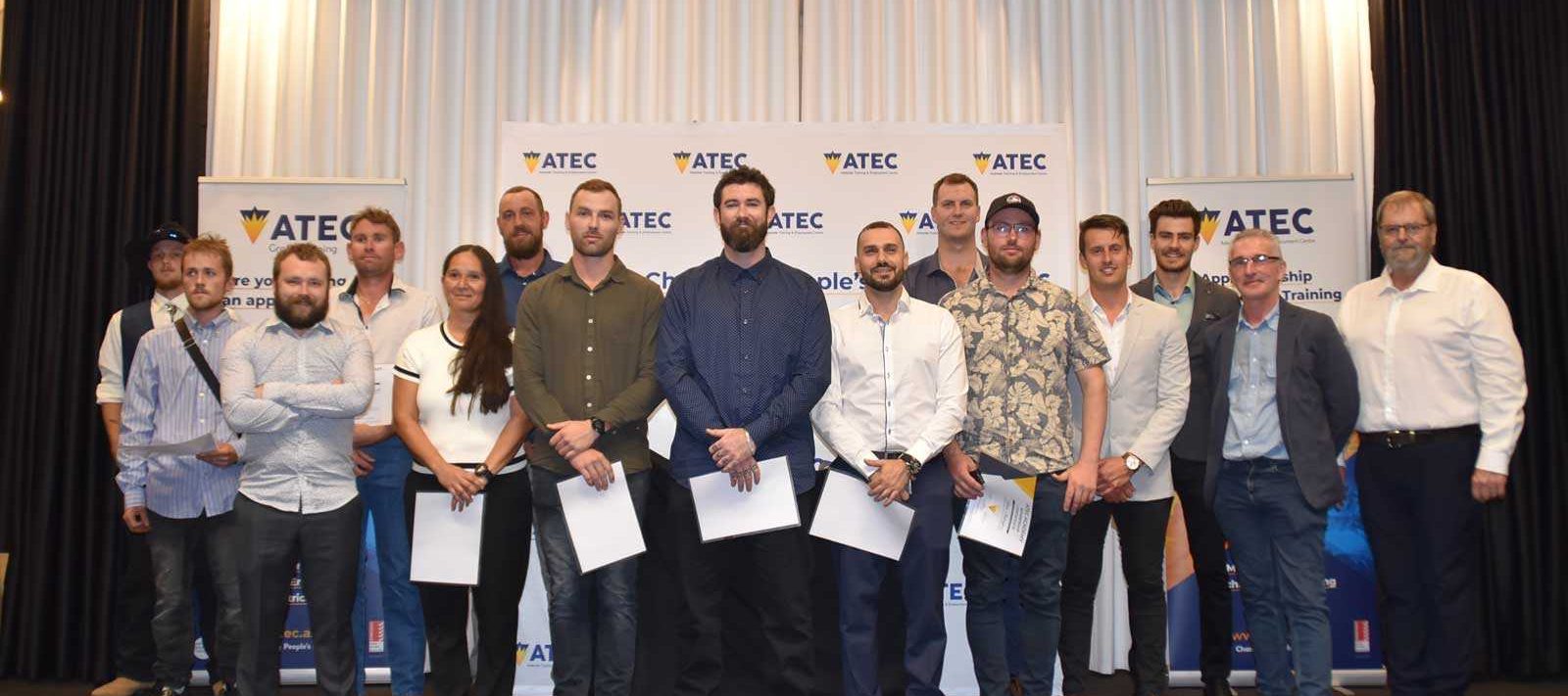 ATEC's Group Training Organisation apprenticeships adelaide finalists and winners