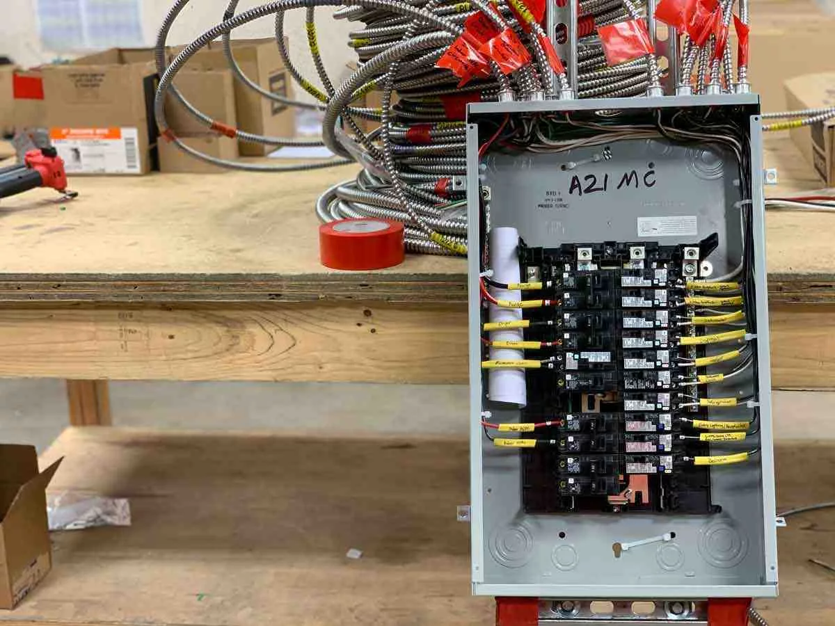 Example of wiring - UEE30820 electrical apprenticeships Adelaide
