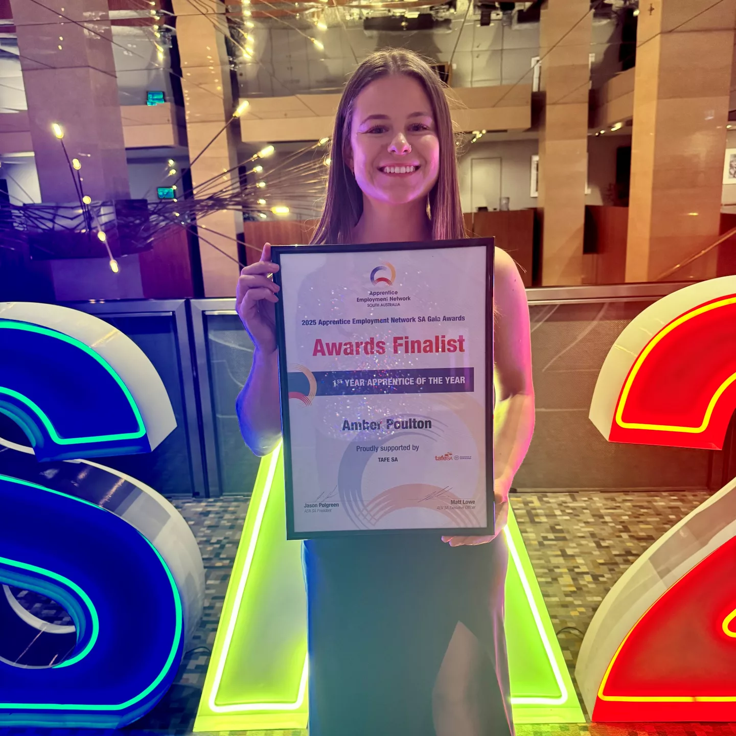 AEN finalist Amber Poulton