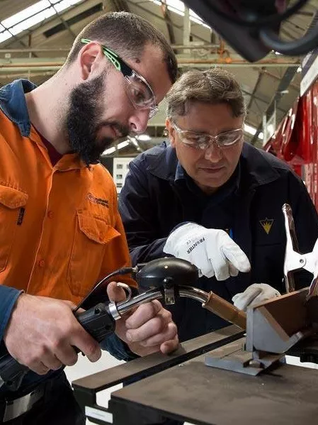 Engineering courses in Fabrication and Welding, Mechanical or Production.