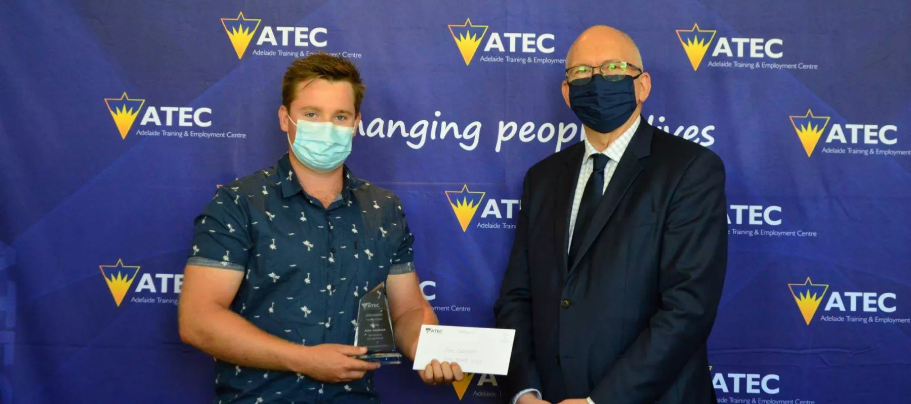 ATEC welding apprenticeship of the year winner for 2019 and 2020.